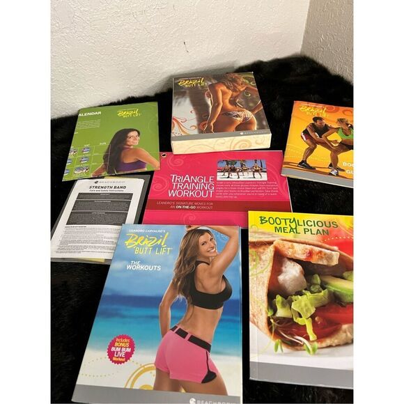 Leandro Carvalho's Brazil Butt Lift Beachbody 3 DVD Set Meal Planner & Booklets - Picture 2 of 3